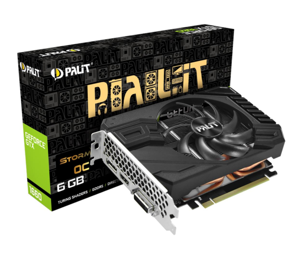 PALIT GeForce GTX 1660 StormX OC 6GB GDDR6 192bit HDMI/DP/DVI-D NE51660S18J9-165F - 485759 - zdjęcie